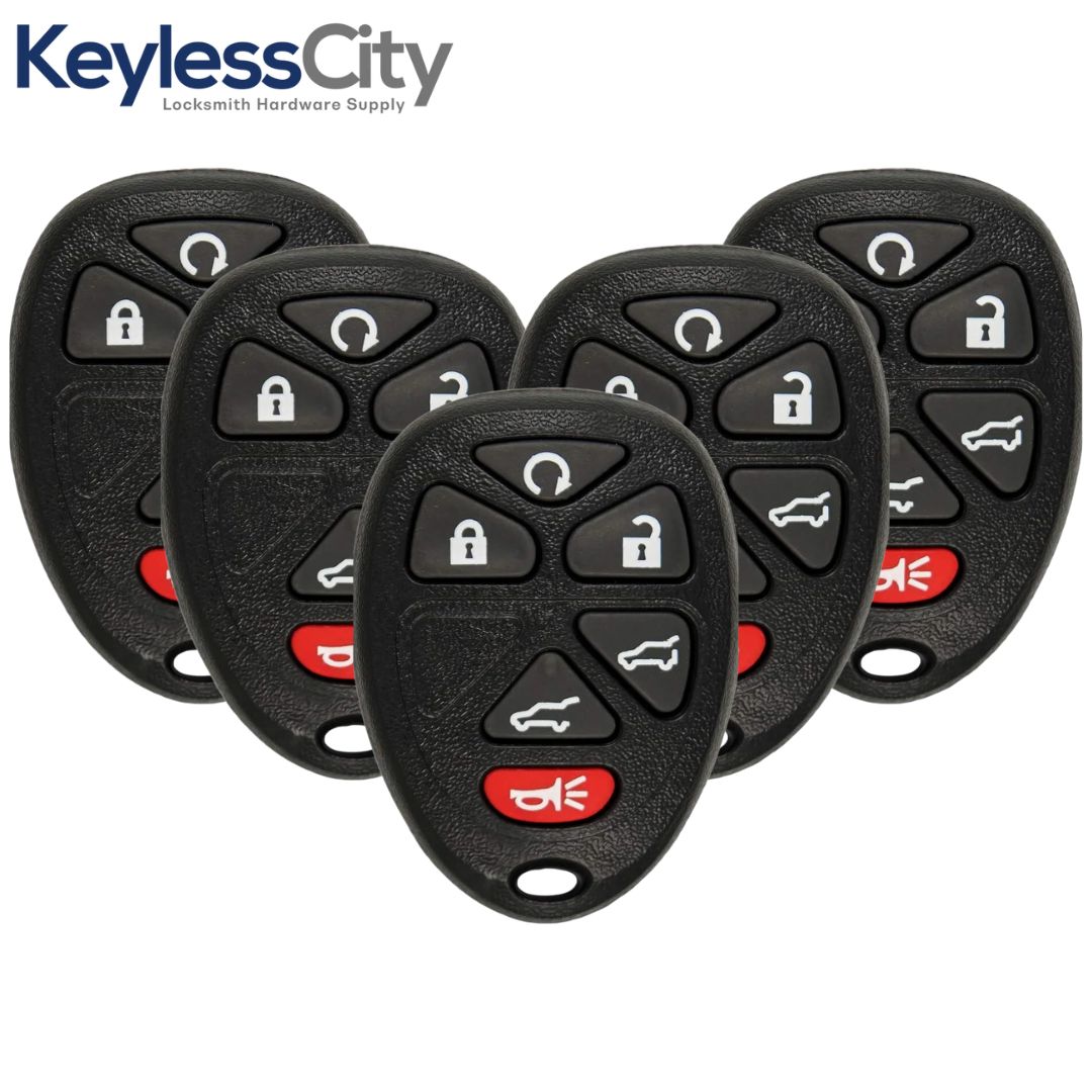 Keyless. Shop 5 X 2007-2014 GM / 6-Button Keyless Entry Remote / PN: 15913427 / OUC6 ...