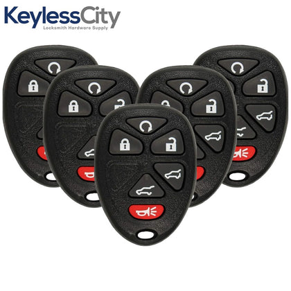 5 X 2007-2014 GM / 6-Button Keyless Entry Remote / PN: 15913427 / OUC60270 / (AFTERMARKET) (BUNDLE OF 5)