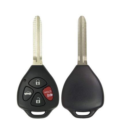 2007-2010 Toyota Camry Corolla / 4-Button Remote Head Key / 89070-06231 / HYQ12BBY (4D67 Chip) (AFTERMARKET)