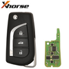 XHorse XNTO00EN Toyota Style / 3-Button Universal Remote Key For VVDI Key Tool (Wireless)