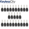 25 X 2003-2014 Honda Acura / 4-Button Remote Head Key Shell with chip holder / HO01 / KR55WK49308 N5F-S0084A (Bundle of 25)