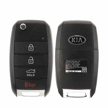 2014-2016 KIA Forte 4 Buttons Remote Flip Key / 315MHz / 95430-A7400 / OSLOKA-OKA870T (OEM)