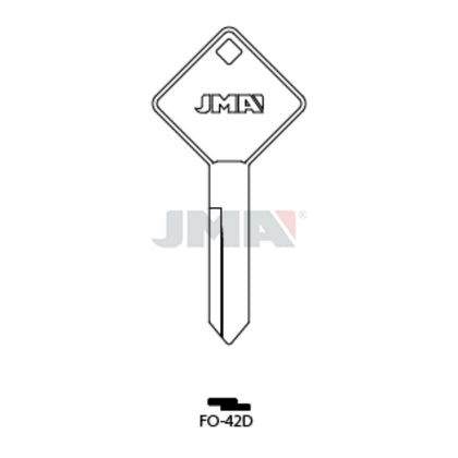JMA - 1660 Ford Key Blank (FO-42D)