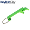 Green Metal Key Fob Bottle Opener with Keychain – Durable and Stylish