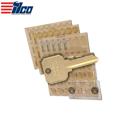 Ilco - EIP-KH3E - Engrave-It - Ilco Neuter Bow Keys (With Embossed Head) Key Holder - Holds 24 - for Engrave-It Pro Machine