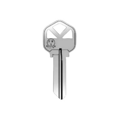 JMA - KW1 Keys - Nickel Finish Kwikset Key Blanks (JMA KW1-1KE-NP)