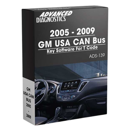 Advanced Diagnostics - ADS139 (ADS-139) - 2005-2009 - GM USA CAN Bus Key Software For T Code - Category A