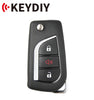 KEYDIY - 3-Button Universal Flip Key - Toyota Style (B13)