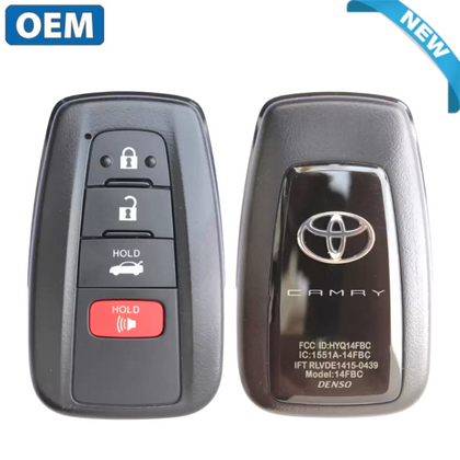 2018-2022 Toyota Camry Hybrid / 4 Buttons Smart Key / 89904-06240 / 89904-06350 / HYQ14FBC (OEM)