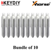 10 X KEYDIY - HY16 - Flip Key Blade - #36 - For Xhorse / Keydiy Universal Remote Flip Keys (Bundle of 10)
