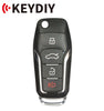 KEYDIY - Ford Style - 4-Button Flip Key Blank (KD-B12-4)