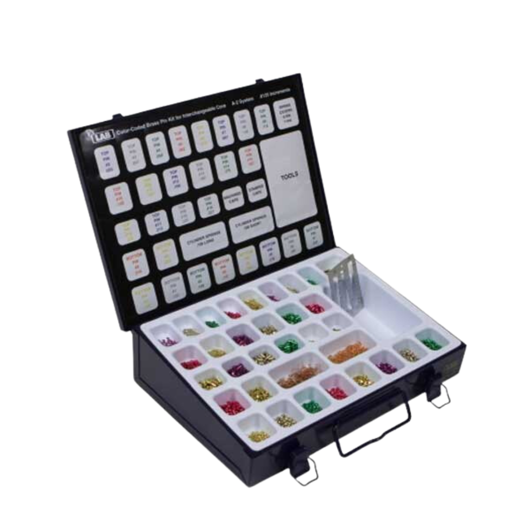 Instakey Core Set LAB - BFK108 - Universal Interchangeable Core - IC Core Rekeying Kit ...