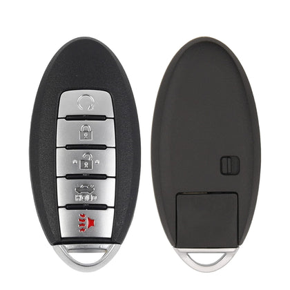 2016-2018 Infiniti / Nissan / 5-Button Smart Key / PN: 285E3-4RA0B / KR5S180144014 / (IC 204) (AFTERMARKET)