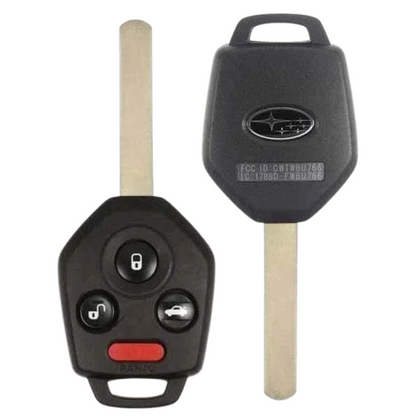 2010-2014 Subaru Legacy Outback / 4-Button Remote Head Key / PN: 57497-AJ00A / CWTWBU766 / 4D60 Chip / DAT17 (OEM)