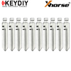 10 X KEYDIY - H75 / FO38 - Flip Key Blade - #19 - For Xhorse / Keydiy Universal Remote Flip Keys (BUNDLE OF 10)