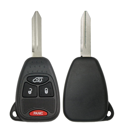 2004-2018 Chrysler Dodge Jeep / 4-Button Remote Head Key / OHT692427AA (AFTERMARKET)