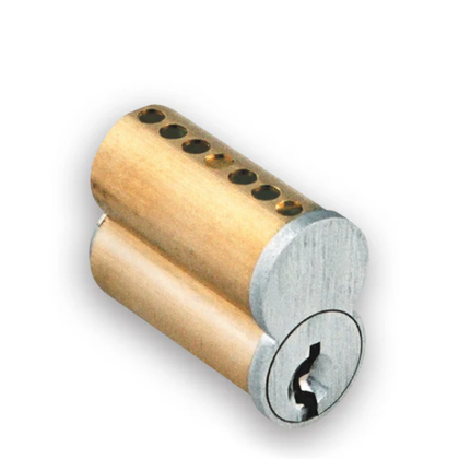 SFIC- Small Format Interchangeable Core - 6 Pin - Uncombinated (No Pins) - Keyway (Best G) - Satin Chrome