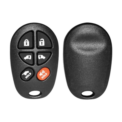 2004-2018 Toyota Sienna / 6-Button Keyless Entry Remote / PN: 89742-AE051 / GQ43VT20T (AFTERMARKET)