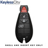 2014-2023 Jeep Grand Cherokee 4-Button with hatch Fobik Key SHELL for IYZ-C01C (AFTERMARKET)