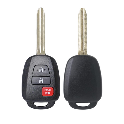 2013-2019 Toyota RAV4 Prius C / 3-Button Remote Head Key / PN: 89070-42D30 / HYQ12BDM (H Chip)