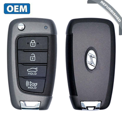 2019-2022 Hyundai Sonata / 4-Button Flip Key / PN: 95430-L1000 / TQ8-RKE-4F40 (OEM REFURB)