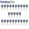 25 X Y160 / Y164 Chrysler Transponder Key SHELL (No Chip) (AFTERMARKET)(Bundle of 25)