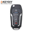 KEYDIY - 4-Button Universal Flip Key - Ford Style (KD-NB12-4)