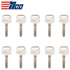 10 X Ilco - TR47 - X217 - Toyota - Metal Key Blank (BUNDLE OF 10)