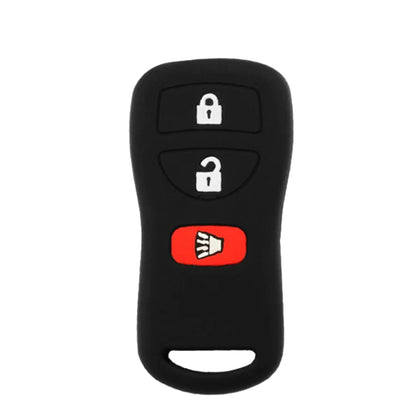 2002-2010 Nissan Infiniti / 3-Button Remote Keyless Entry Key Silicone Cover / KBRASTU15