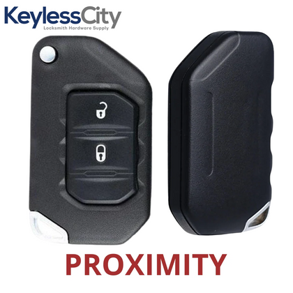 2021-2024 Jeep Wrangler Gladiator / 2-Button Smart Flip Key Remote / PN: 68416786AB / OHT1130261