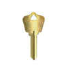 AR4 / 1179A 6-Pin Arrow Key Blank - Brass (JMA ARR-5DE)