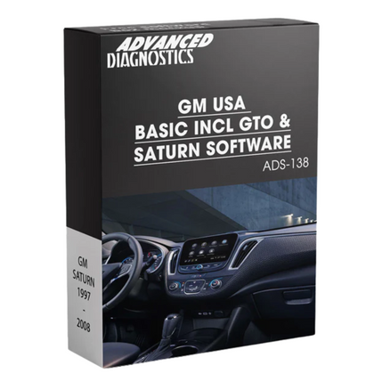 Advanced Diagnostics - ADS138 (ADS-138) - 1997/2008 - GM USA Basic Incl GTO & Saturn Software - Category A