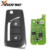 Xhorse Toyota Style XKTO01EN / 2-Button Universal Remote Key For VVDI Key Tool (Wired)