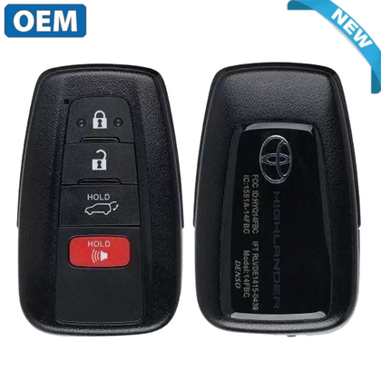 2020-2021 Toyota Highlander / 4 Buttons Smart Key / 8990H-0E020 / HYQ14FBC (OEM)