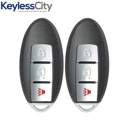 2 X 2011-2018 Nissan / 3-Button Smart Key / PN: 285E3-1KM0D / CWTWB1U808 (AFTERMARKET) (BUNDLE OF 2)