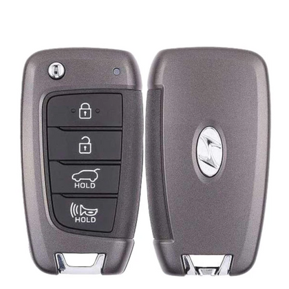 2019-2020 Hyundai Veloster 4 Buttons Remote Flip Key / 433MHz / 95430-J3000 / SY5IGRGE04  (OEM)