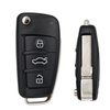 2006-2015 Audi / 3-Button Flip Key SHELL For IYZ-3314 (AFTERMARKET)