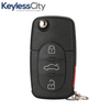 1998-2002 VW / 4-Button Flip Key / HLO1J0959753F / (AFTERMARKET)