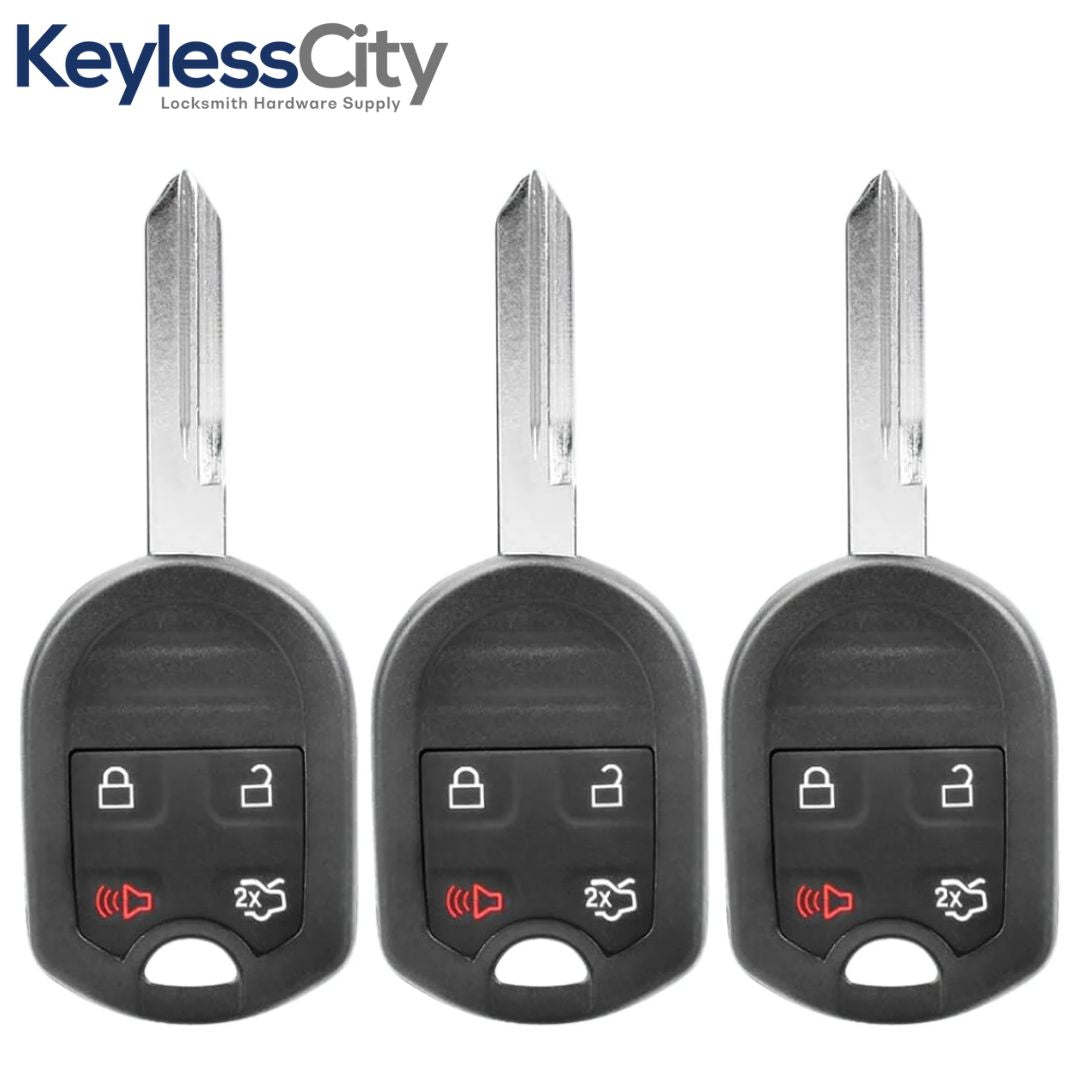 3 X 2000-2017 Ford Lincoln Mercury / 4-Button Remote Head Key / OUC600 ...