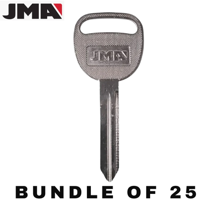 25 X JMA - GM39 - B102 - P1113 - GM - Metal Key Blank (JMA GM-39) (BUNDLE OF 25)