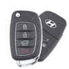 2018-2020 Hyundai Sonata 4 Buttons Remote Flip Key / 433MHz / 95430-C1210 / TQ8-RKE-4F25 (OEM)