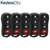 5 X 2002-2017 Nissan / Infiniti / 4-Button Keyless Entry Remote / KBRASTU15 (AFTERMARKET) (BUNDLE OF 5)