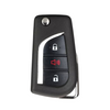 2017-2018 Toyota Corolla / 3-Button Remote Flip Key / PN: 89070-12C20 / HYQ12BFB (H Chip) (AFTERMARKET)