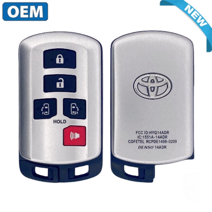 2017-2020 Toyota Sienna / 5 Buttons Smart Key / 89904-08040 / HYQ14ADR (OEM)