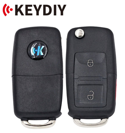 KEYDIY - VW Style 3 Buttons Universal Key Fob - Black (B01-2+1)