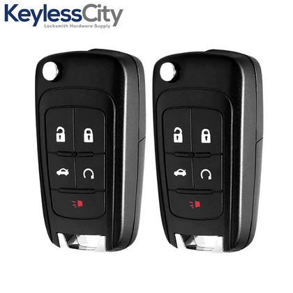 2 X 2010-2020 GM / 5-Button Flip Key / OHT01060512 (AFTERMARKET) (BUNDLE OF 2)