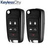 2 X 2010-2020 GM / 5-Button Flip Key / OHT01060512 (AFTERMARKET) (BUNDLE OF 2)