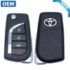 2018-2022 Toyota Corolla Camry / 4 Buttons Remote Flip Key / 89070-06791 / HYQ12BFB (OEM)