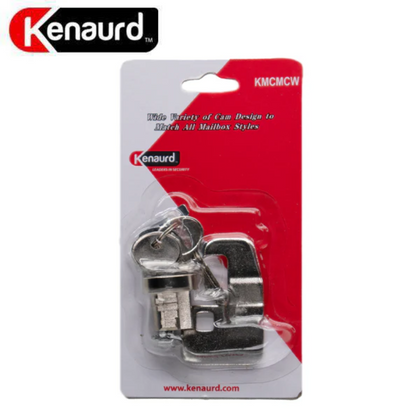 Kenaurd - USPS Mailbox Lock - Clockwise - HL1 Keyway - Keyed Different - US14 Bright Nickel