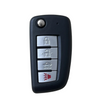 2002-2017 Nissan Infiniti / 4-Button Flip Key / NI04 / NEW STYLE / KBRASTU15 / (AFTERMARKET)